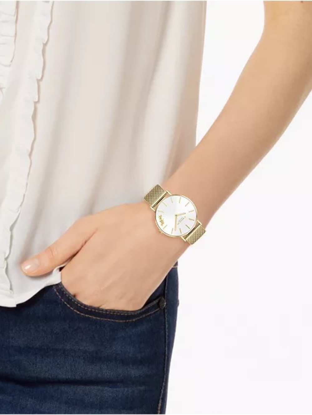 Coach Gold-Tone watch new in box - Picture 3 of 9